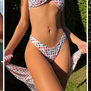 NWT M Bottoms — Strawberry Milk Mon Energy bikini Bottoms